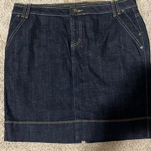 Mini jean skirt